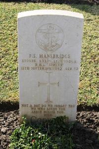 Ismailia War Memorial Cemetery - Mansbridge, Frederick Stephen